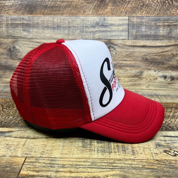Serro Scotty Sportsman Jr Mens Trucker Hat Red Snapback RV Trailer Baseball Cap - Picture 4 of 8